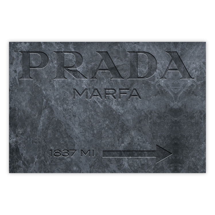 Plakat - Prada  / Marmor