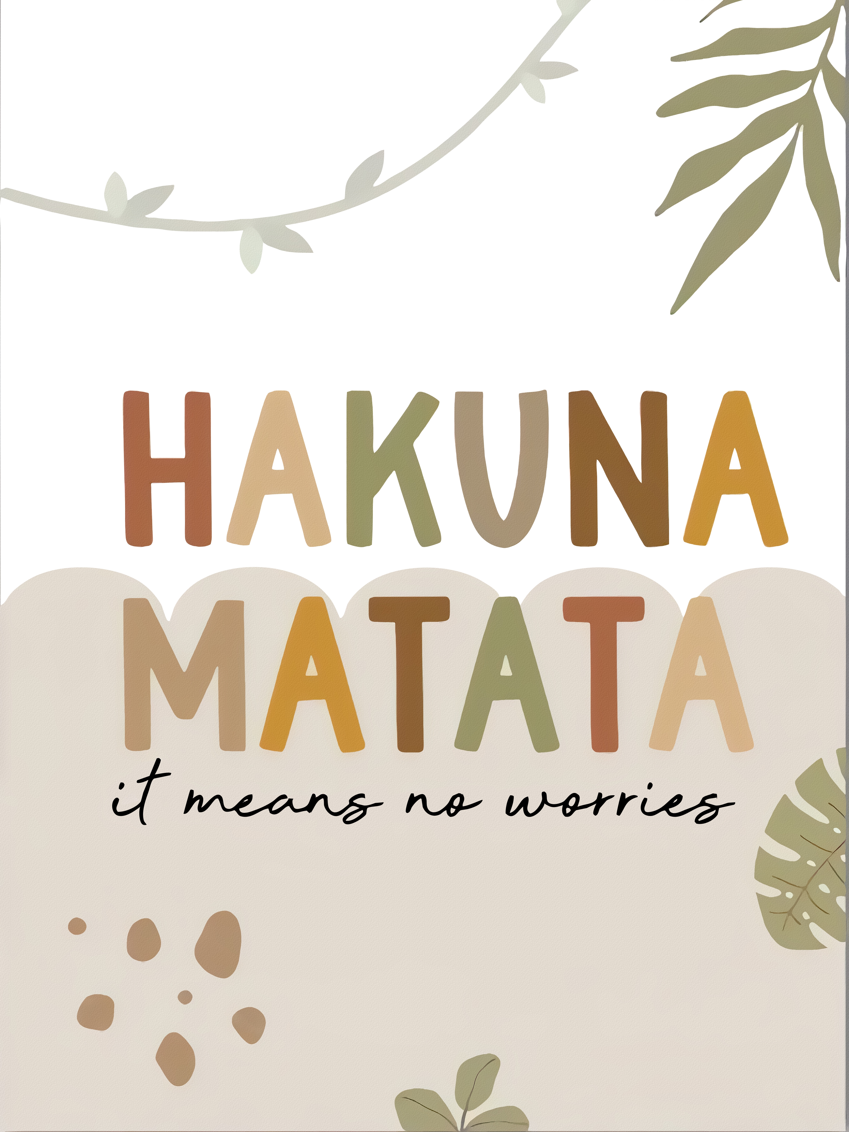 Plakat - Hakuna Matata
