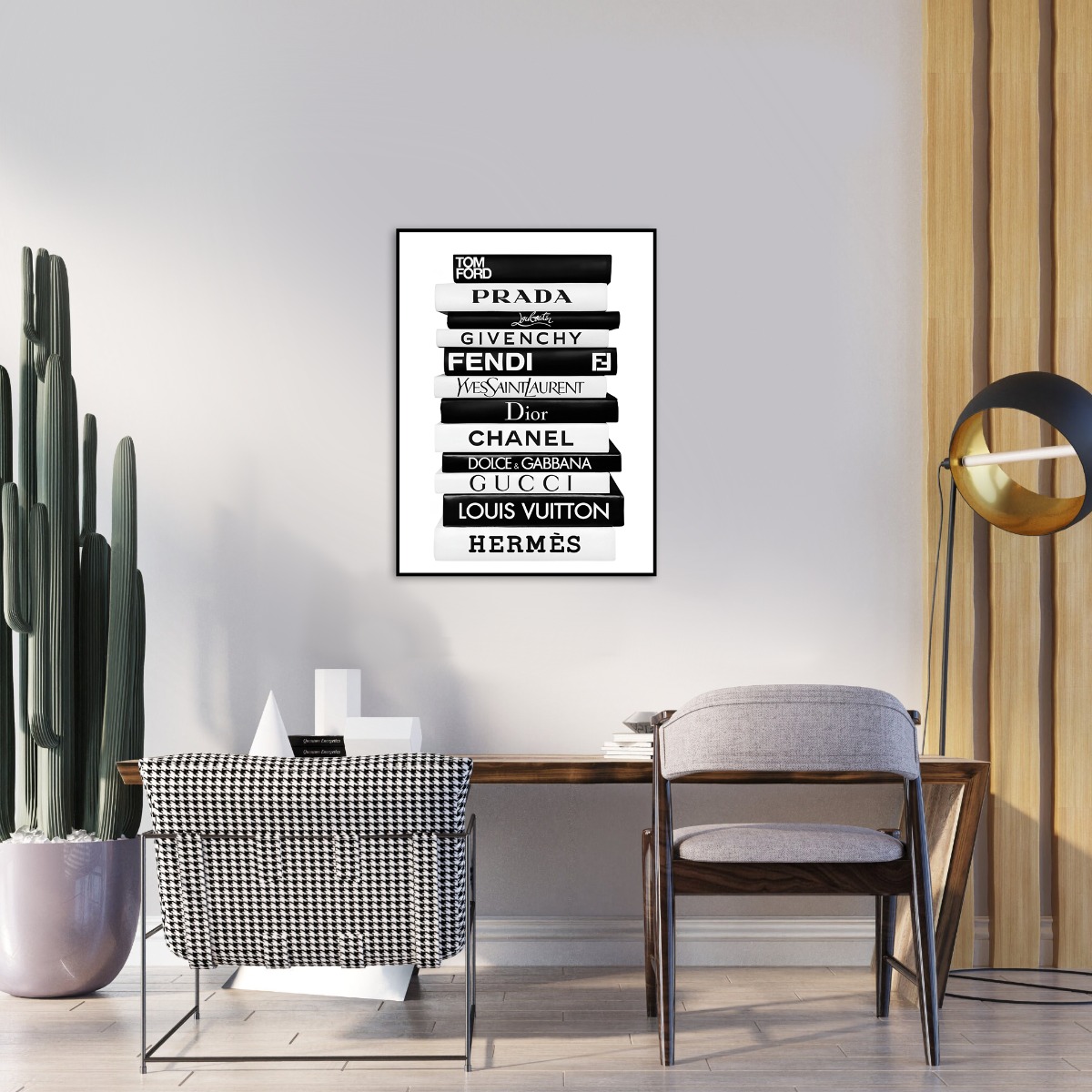 Poster - Prada / Modebücher Monochrom