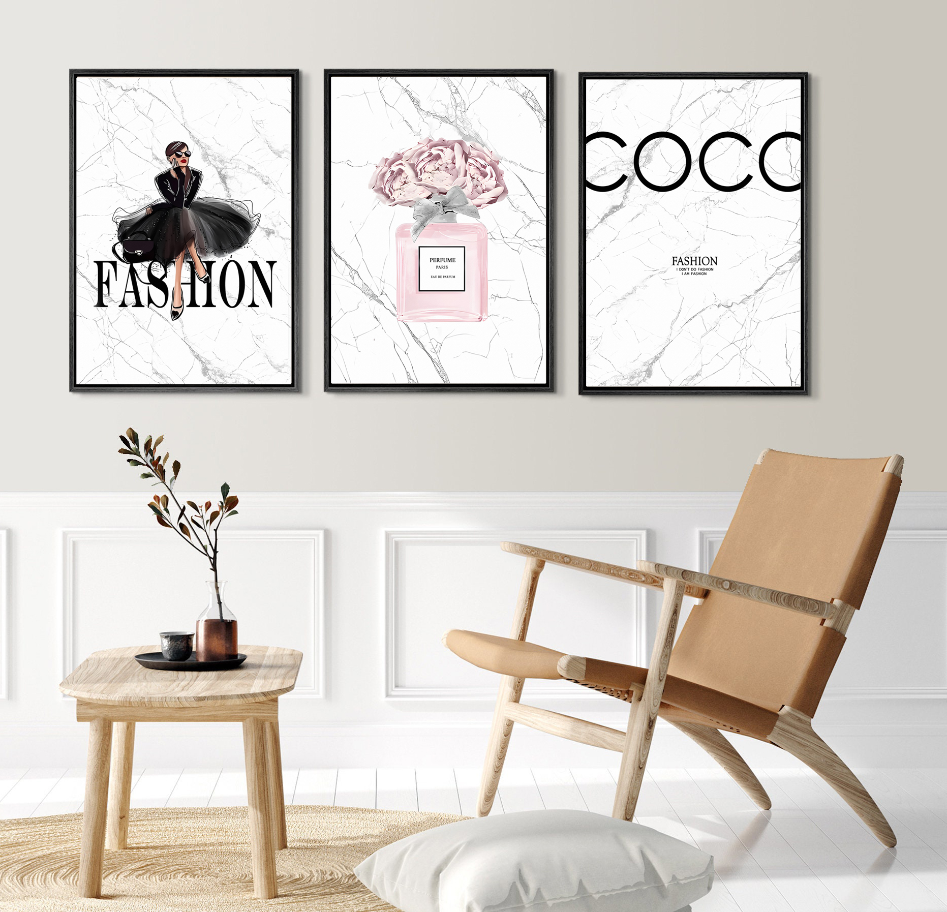 Poster - Modeposter / Fashion / 3er-Set