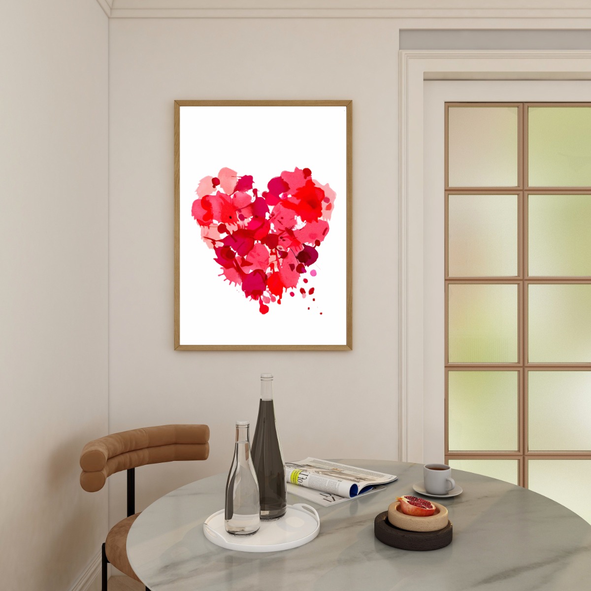 Poster – Herz / Rot