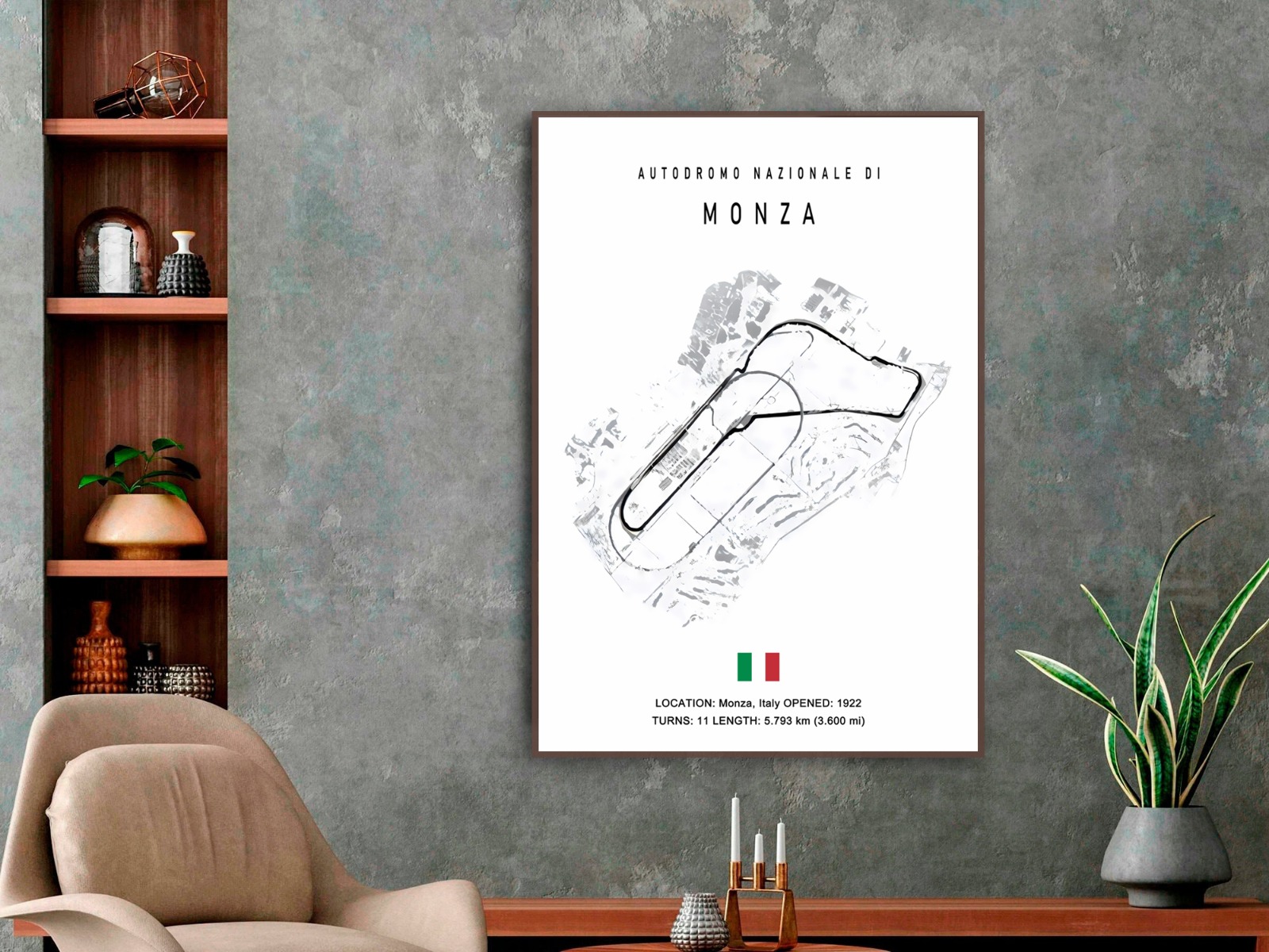 Poster – AUTODROMO NAZIONALE D1 / MONZA