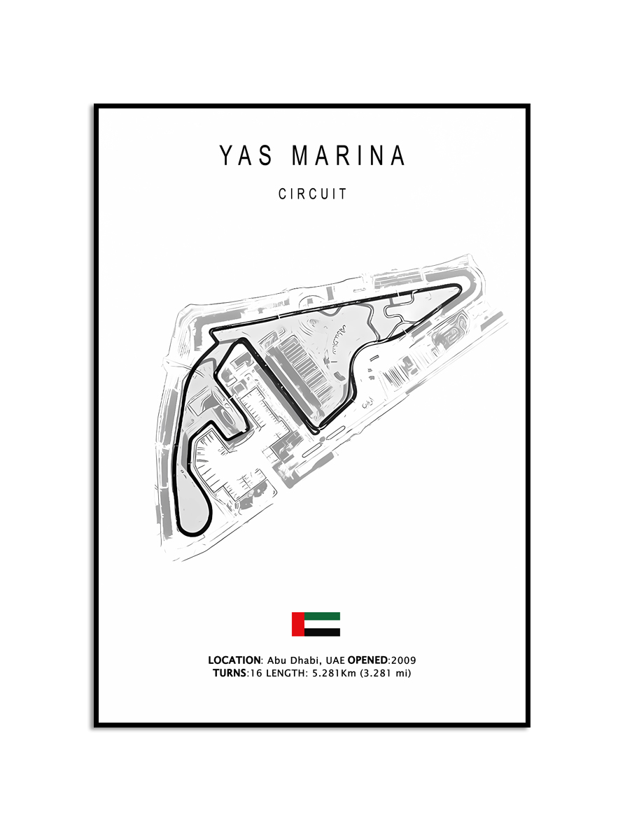 Poster – YAS MARINA / CIRCUIT
