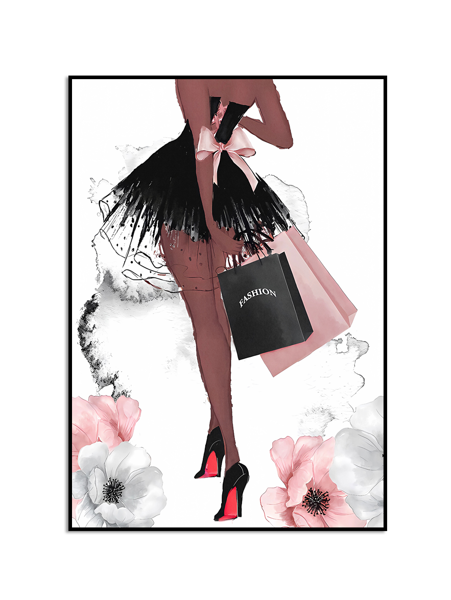 Poster –  Frauenporträt / FASHION