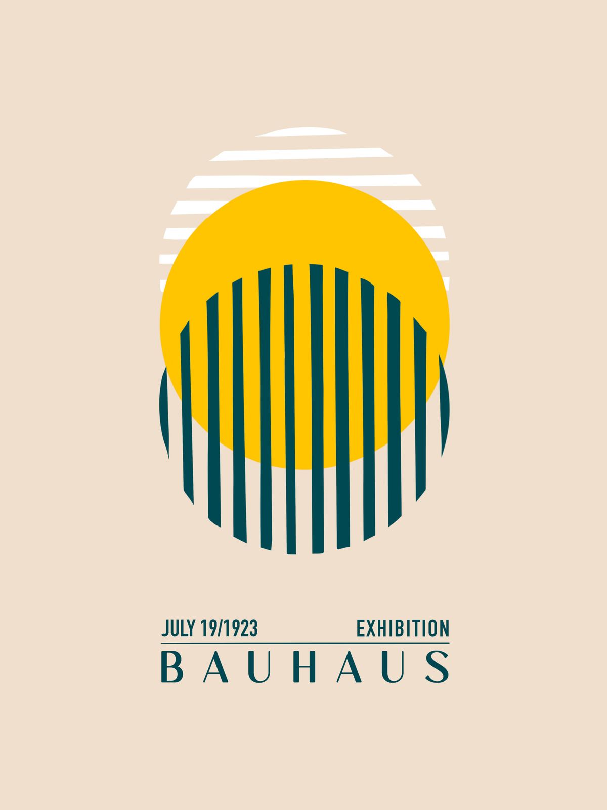 Poster - Bauhaus Exhibition 1923