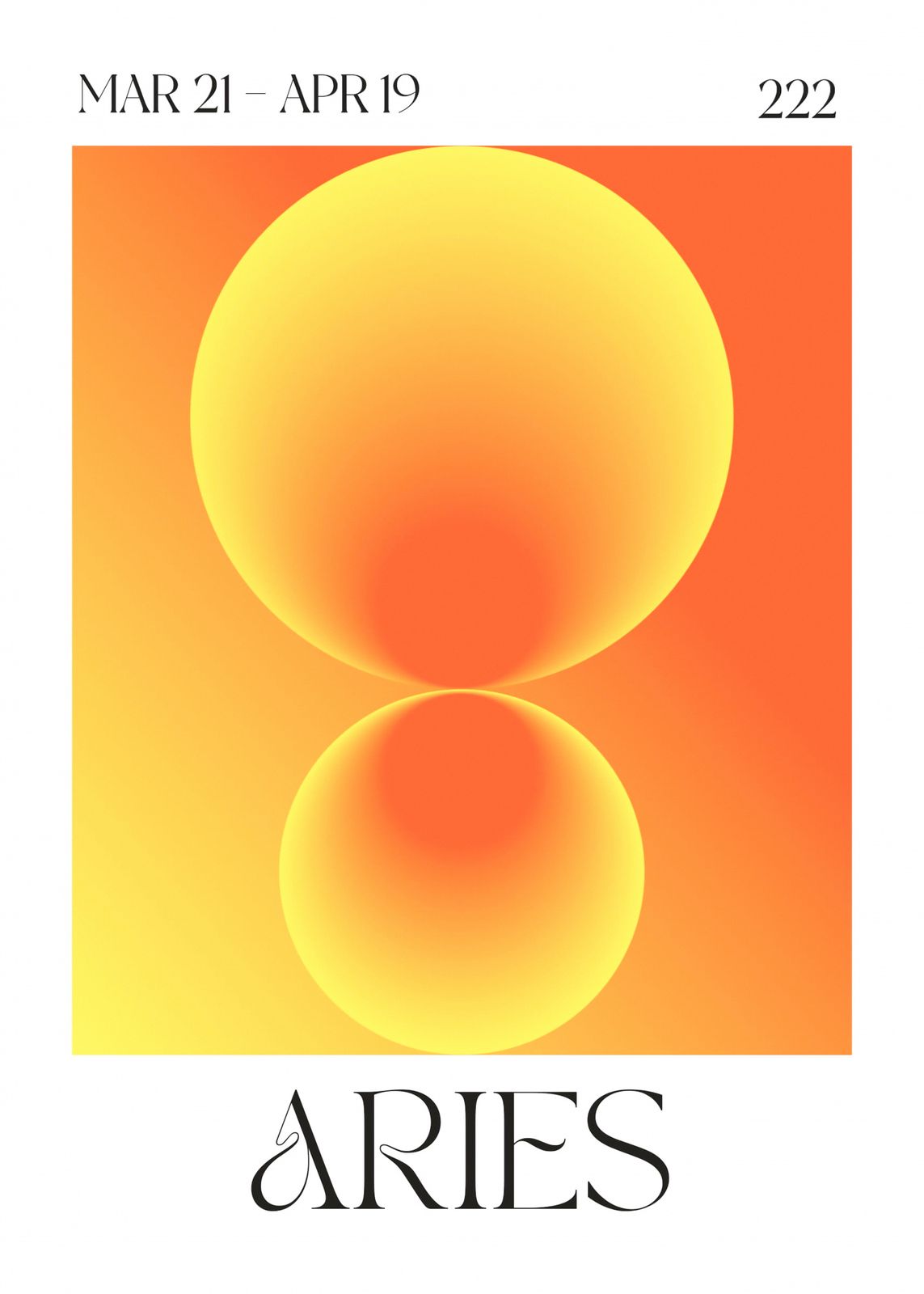Poster - Widder Abstrakt