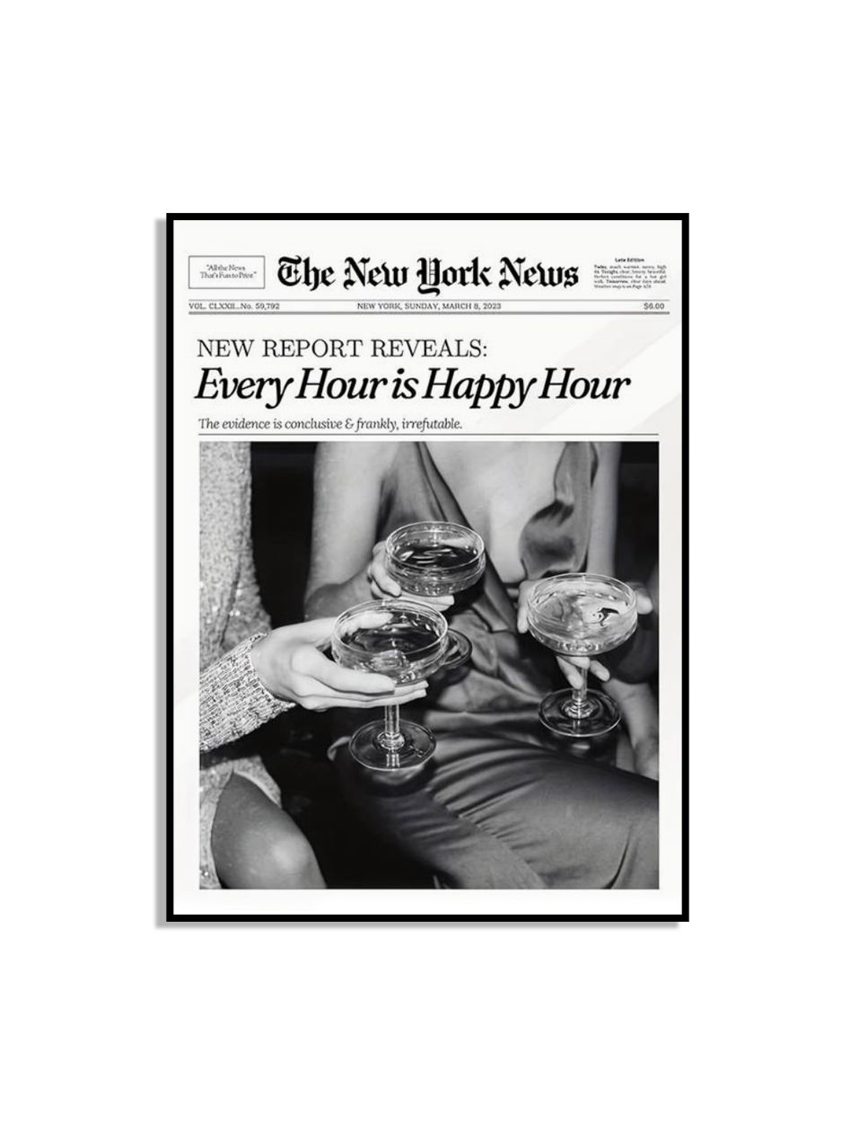 Happy Hour Wand Poster