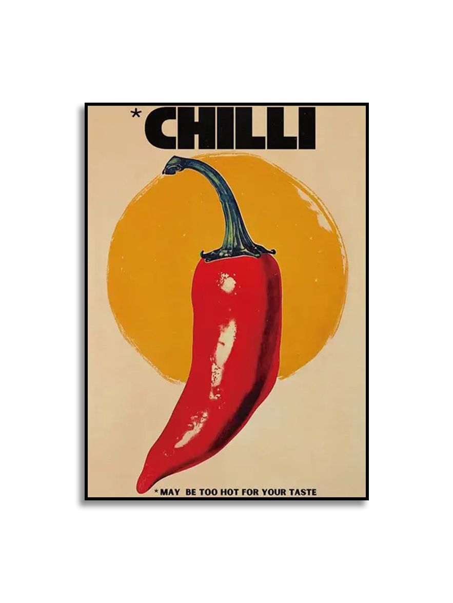 Poster - Chilli Kunst
