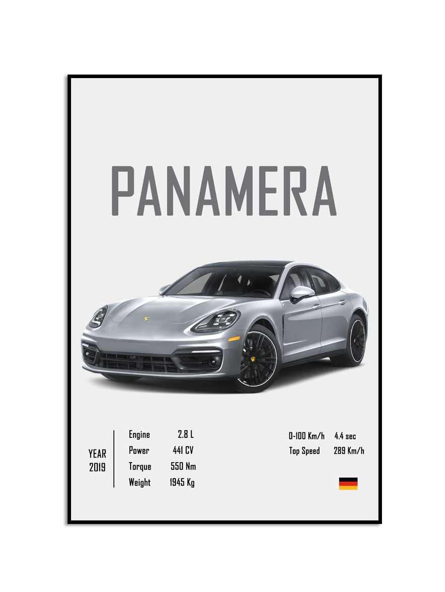Poster - Panamera 2019 Spezifikationen