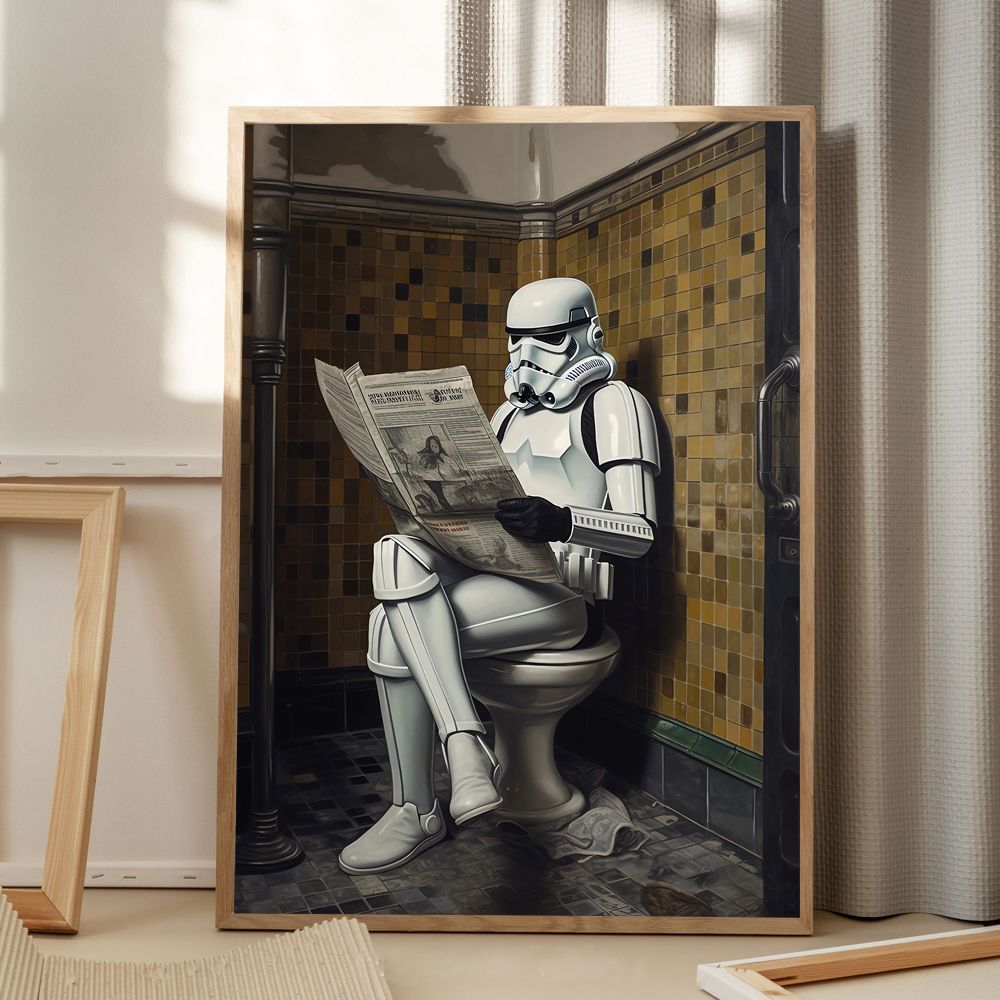 Stormtrooper Badezimmerposter