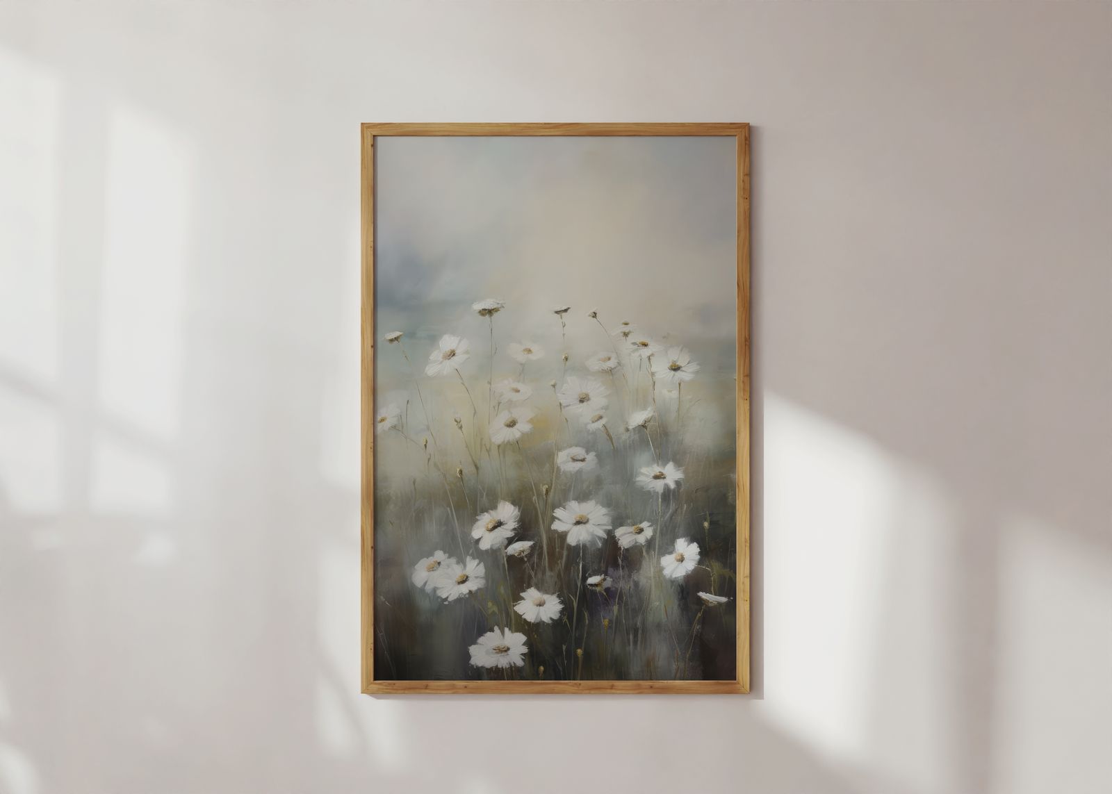 Poster - Gänseblümchen auf der Wiese