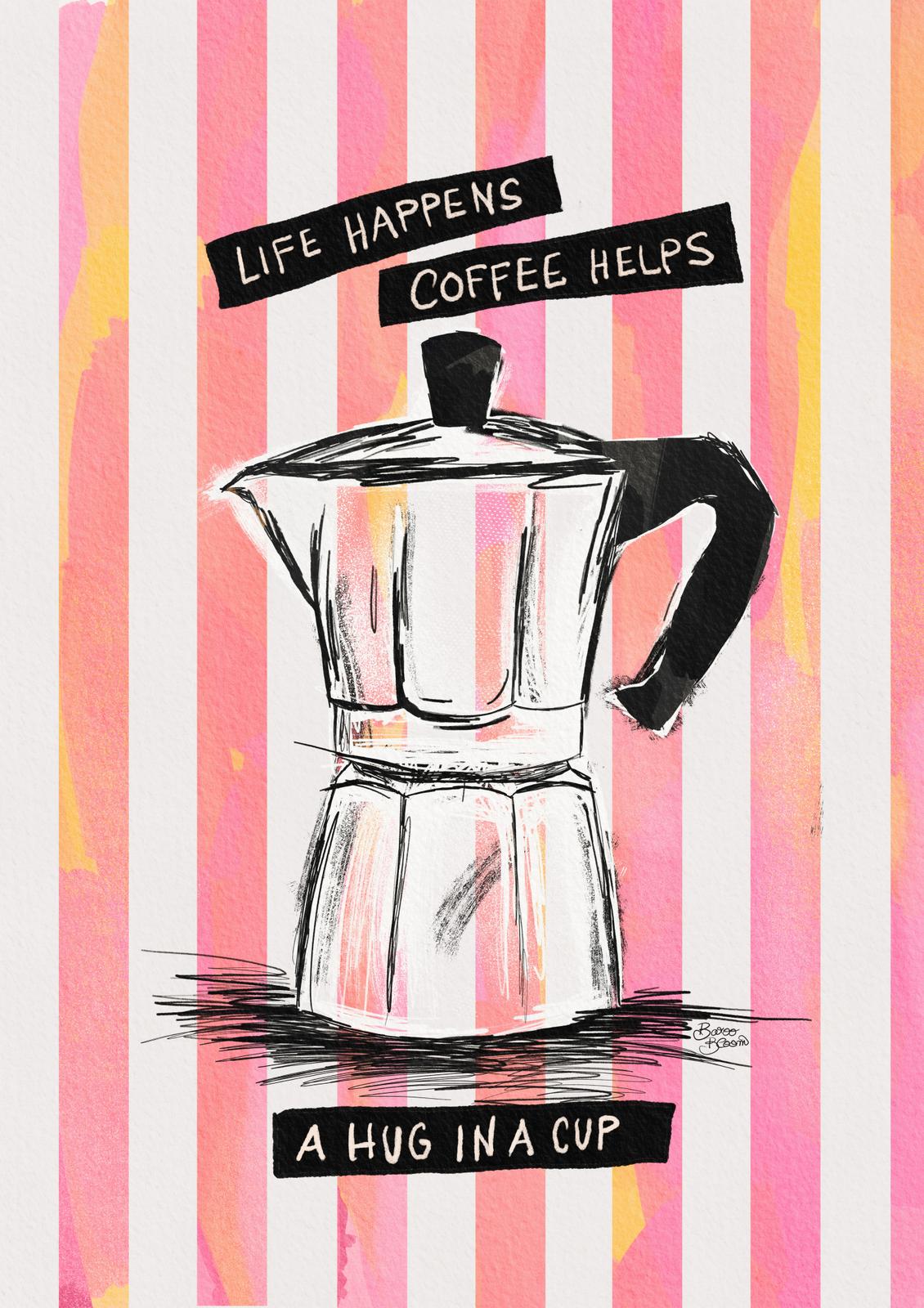Poster - Kaffee Kunst