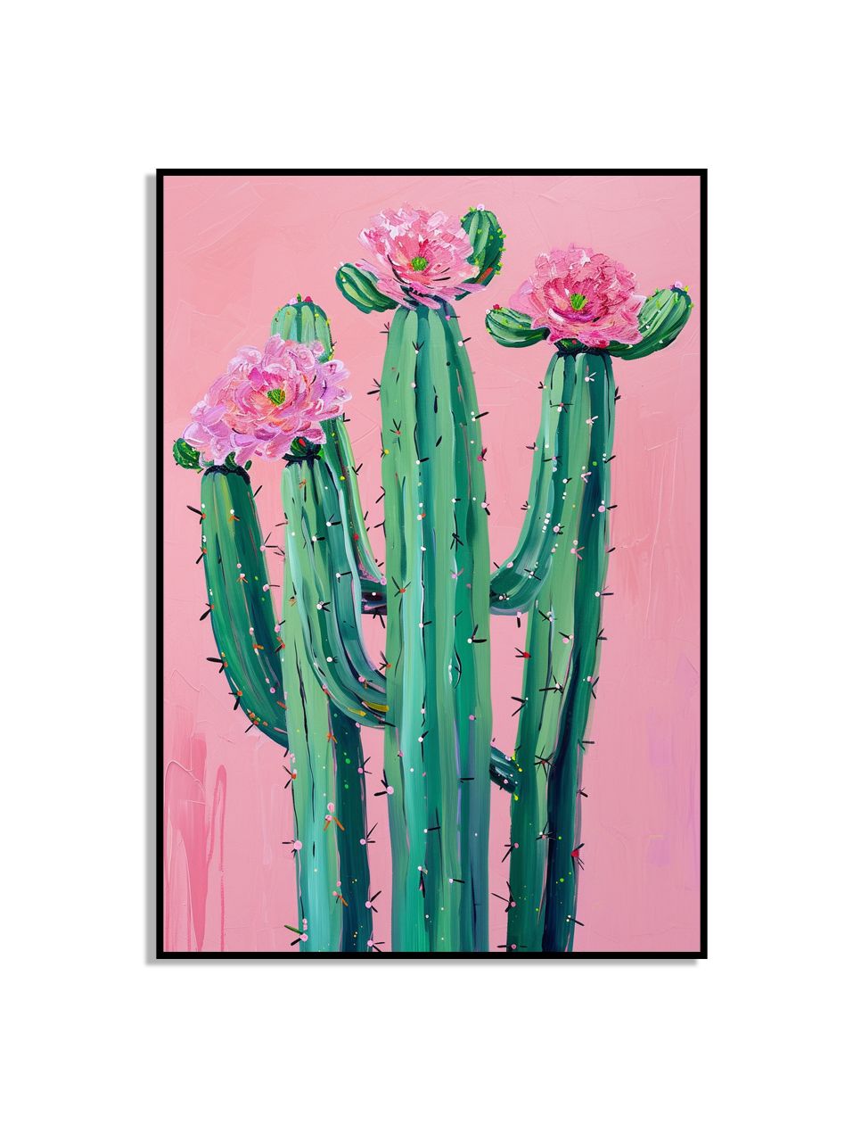 Kaktusblüte Kunstposter