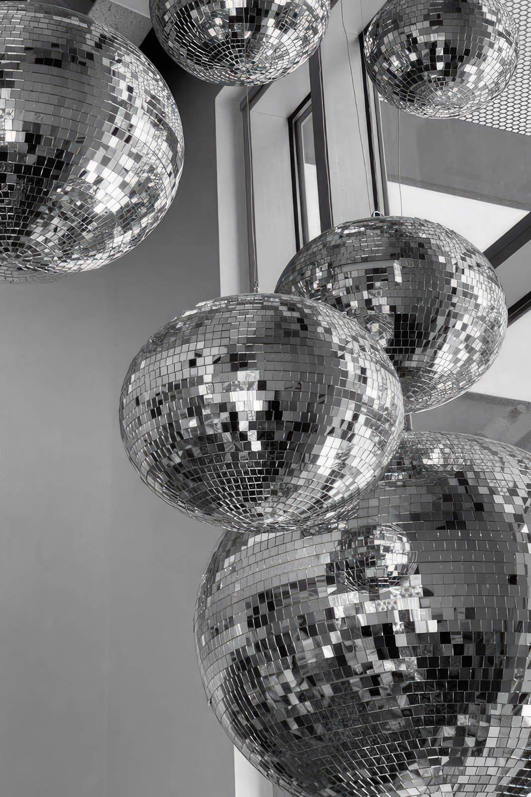 Poster - Glänzende Disco-Kugeln