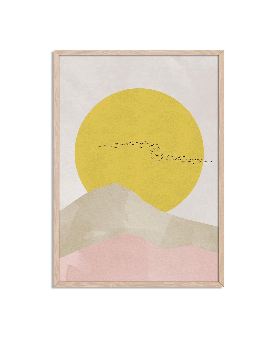 Sonnenaufgang Über Bergen Poster