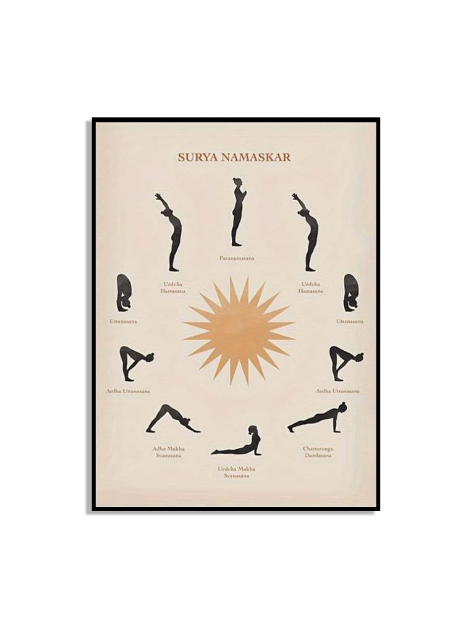 Surya Namaskar Yoga-Poster