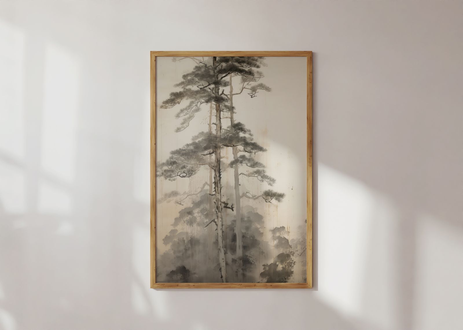 Poster - Nebliger Wald