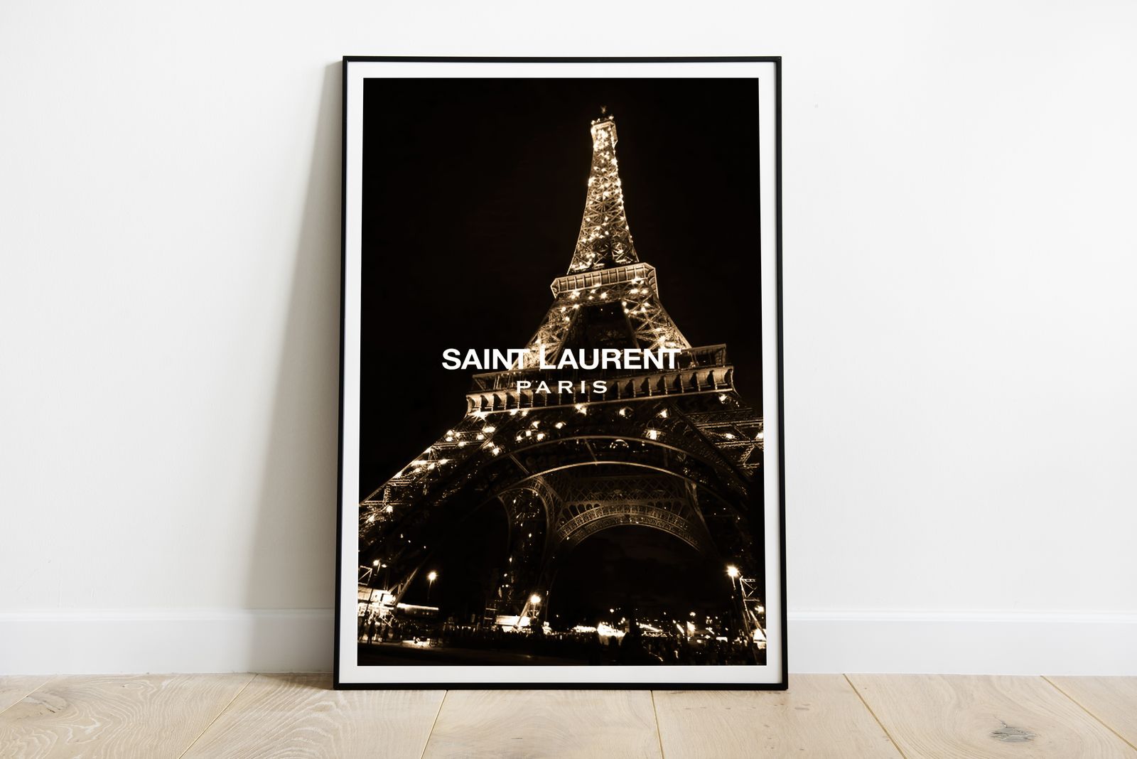 Poster - Eiffelturm Nacht