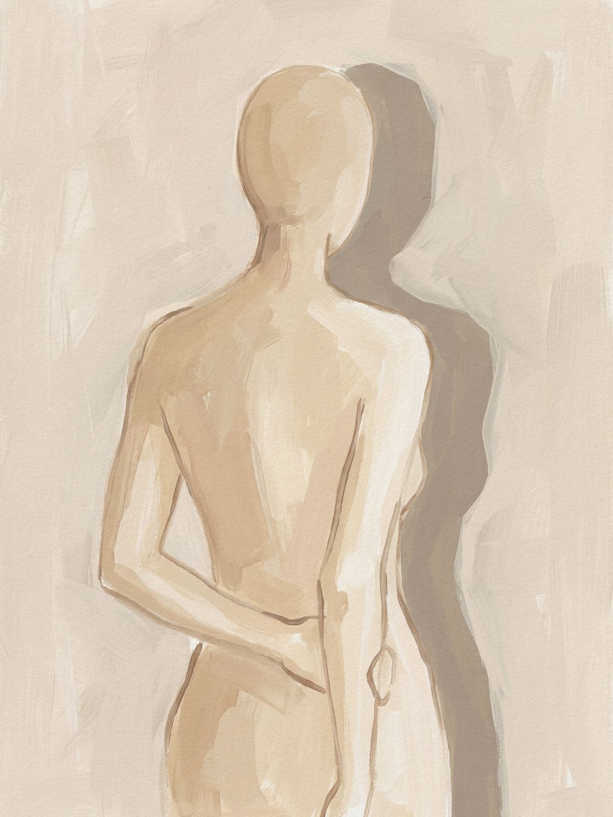 Poster - Abstrakte Figur