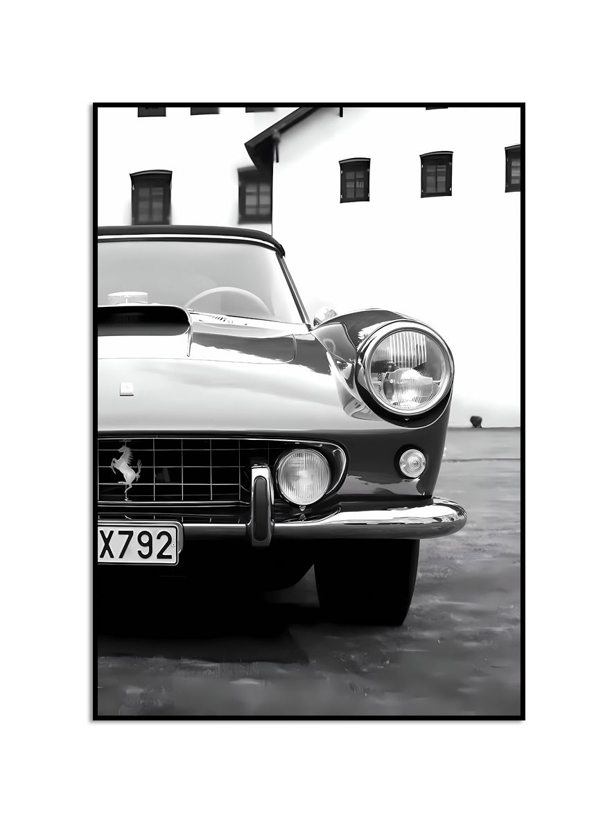 Poster - Klassisches Autodesign